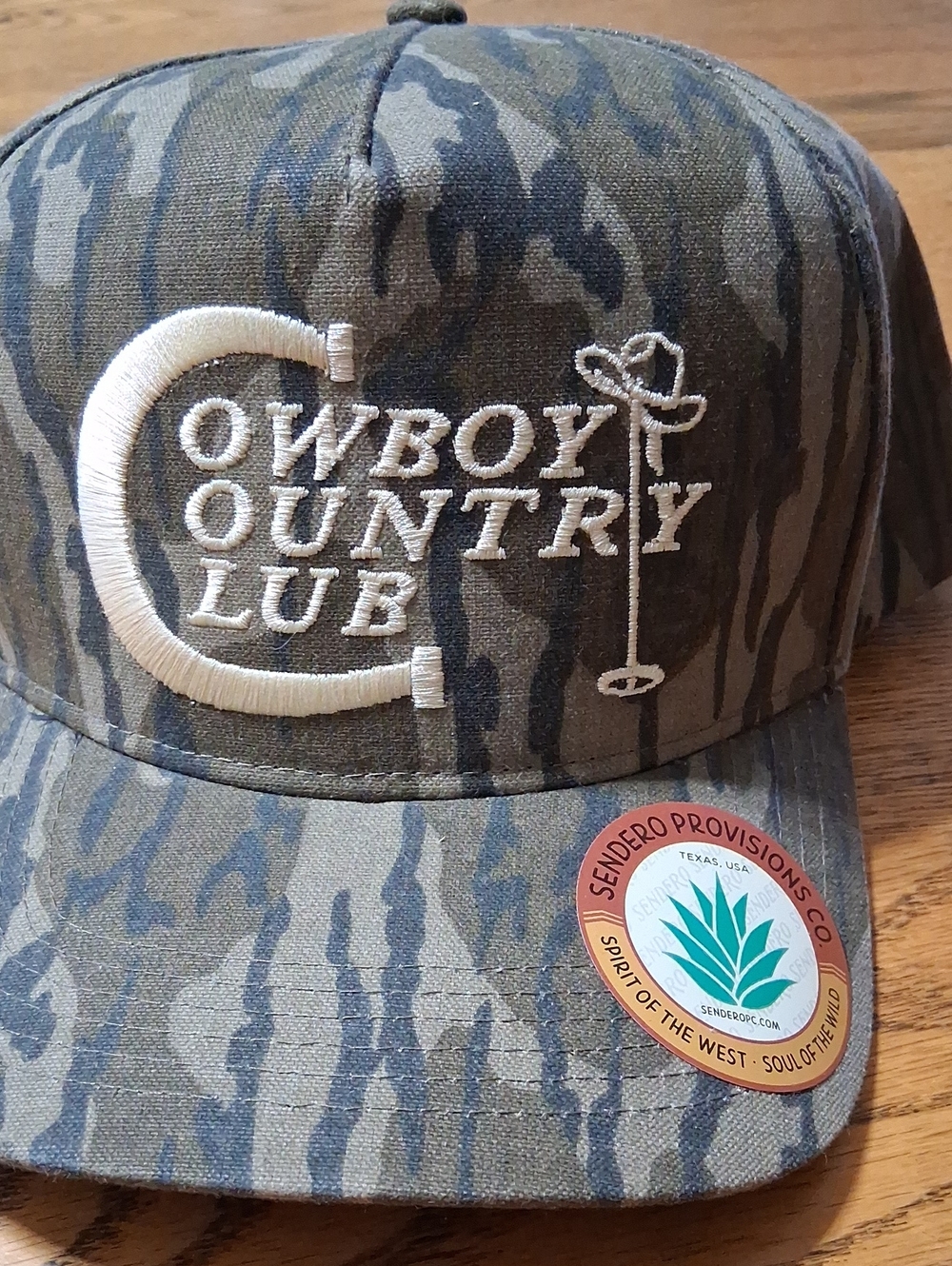 SENDERO Hat Mens CAMO Adjustable NEW ADULT Provisions New COWBOY COUNTRY CLUB